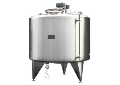 High Shear Flavored Milk Mixing Tank 1000L Juice Storage Tanks With Jacket / Insulation