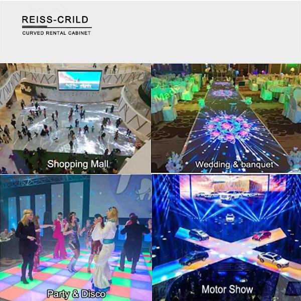 1600nits 180W/m Dance Floor Led Display 500x1000mm
