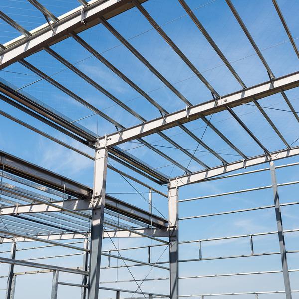 Material de estruturas de aço leve Material de estruturas de aço galvanizado por kg