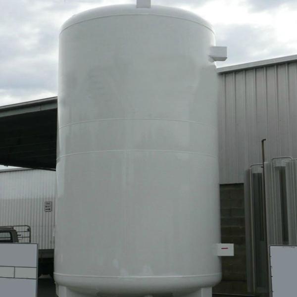 Réservoir de stockage cryogénique standard ASME/GB 1000L 304 en acier inoxydable