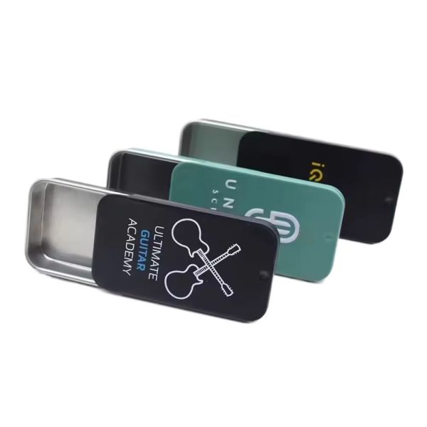 Sliding Metal Candy Tin Cans Box Customization Mint Sugar Container Packaging