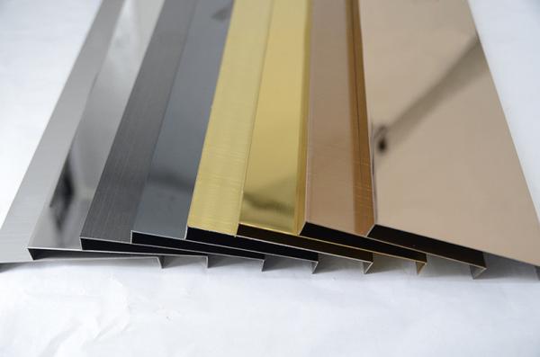 Hairline Finish Stainless Steel Angle U Shape Trim 201 304 316 For Wall Ceiling Frame Furniture Decoration