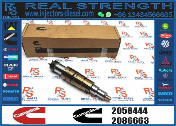 2058444 para el motor Cum Mins Sca Nia Fábrica de motores diesel mayorista Assy Partes de motores de automóviles Diesel Inyector de combustible de ferrocarril común