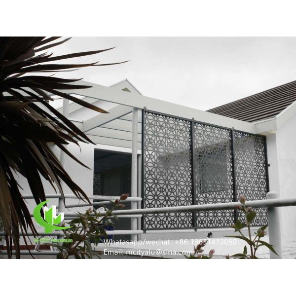 Покрытие порошкообразным Алюминиевым перфорированным стеклом для балкона с металлическим листом 3 мм с порошкообразным покрытием