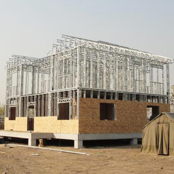 Metal Steel Structure Workshop Customized With Sandwich Panel Wall / Angle Steel Kneebrace
