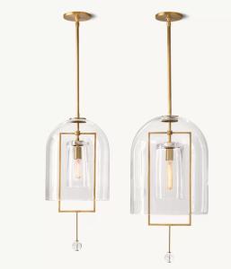 Modern Fulcrum Pendant Light Big Glass Pendant Lamp