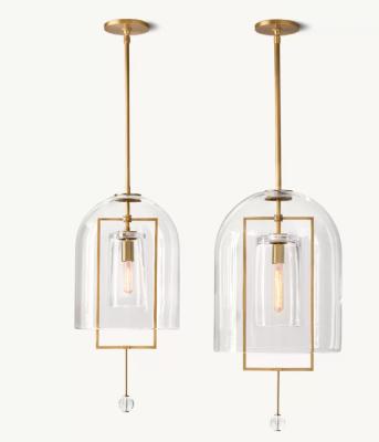 Modern Fulcrum Pendant Light Big Glass Pendant Lamp