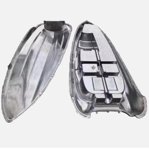 Moldes de rotação PE barco de vela plástico sólido e durável sentar no topo caiaque rotomolding canoa