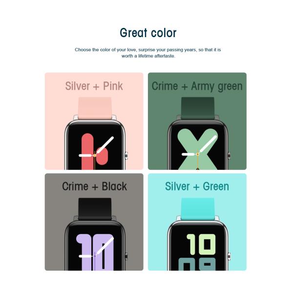 Люди и женщины дозора самого нового дизайна умные 8 языков касаются воде сна IP67 кислорода крови тарифа сердца фитнеса спорт экрана