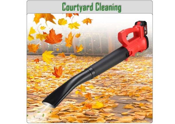 Lithium Battery Handheld Electric Blower , Lightweight Leaf Blower Cordless 21V
