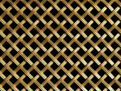 Outdoor Gold Brass Metal Spiral Stainless Steel Building Elevator Decorative Woven Wire Mesh Sheet Panel Curtain