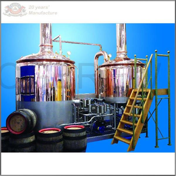 500L stainless steel ss304 microbrewery equipment for sale with steam heating mash tun and lauter tun