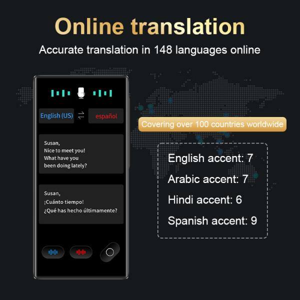 S35 AI Voice Smart Translator 4inch Portable ChatGPT Photo Scan Offline Translate Machine