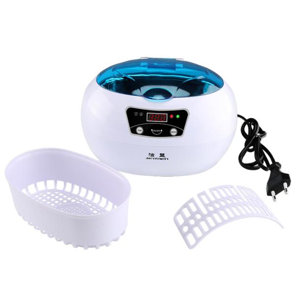 Digital Dental Medical Instrument ultrasonic cleaner stainless steel 0.6L Blue Clinic