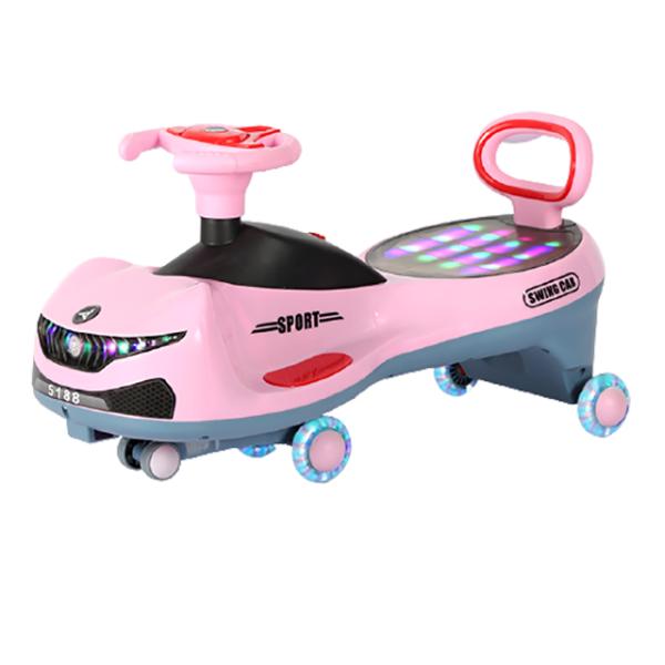 Розовый баланс скутер езда на велосипеде на машине для детей 2-6 лет мальчики и девочки GW 5 кг