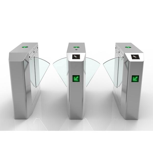 0.2s 40persons/min RS485 Bi Directional Flap Turnstile