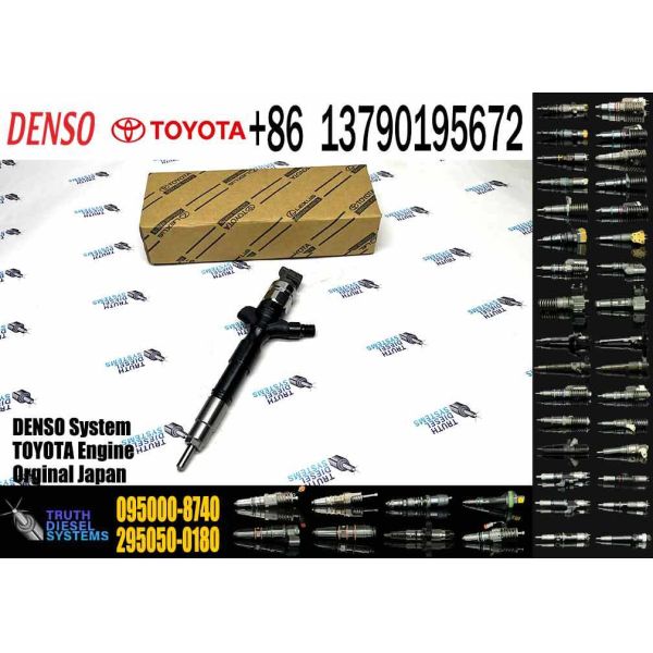 095000-8740 Diesel Fuel Injector 23670-09360 23670-0L070 for Denso Diesel Injector Engine Spare Parts for Toyota Hilux