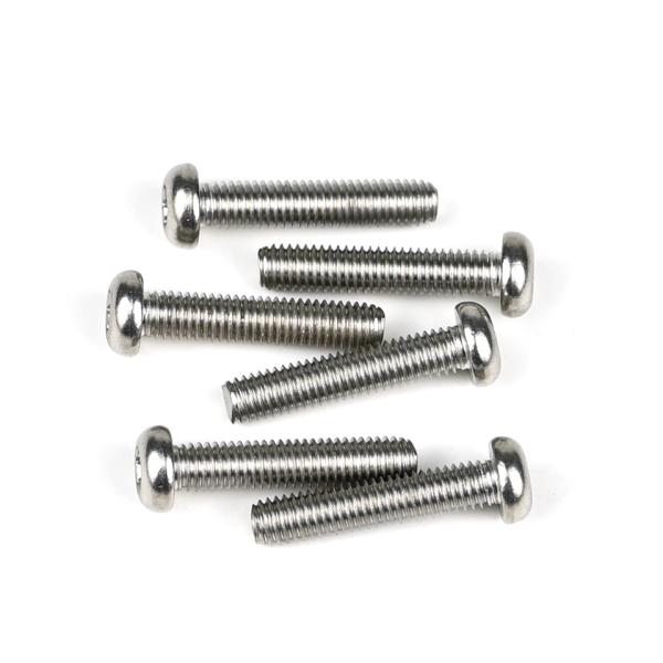 SUS304 Thread Cutting Pan Head Torx M5 X 20mm Machine Screws for Shelving ZINC Finish
