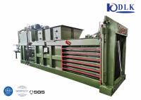 Prensa horizontal automática del compresor inútil verde de la cartulina