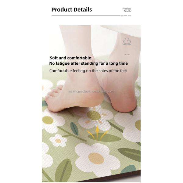 Квадратные кухонные полные коврики 45*75 см /45*150 см водонепроницаемый антискользящий ПВХ ванный бегун