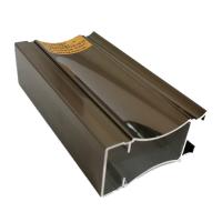 Haut Champagne Anodized Aluminium Extrusion Profiles usiné brillant