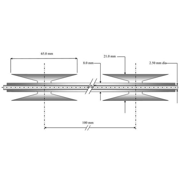 Лезвие бритвы Bto 22 плоского обруча низкоуглеродистое стальное ограждая диаметр 200-980mm катушки провода
