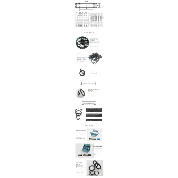 FKM X Кольцевая печать EPDM O Кольцо NBR EPDM VMQ HNBR