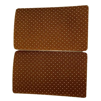 Knitted Embossed Waterproof Synthetic Pvc Sponge Leather For Car Floor Mat