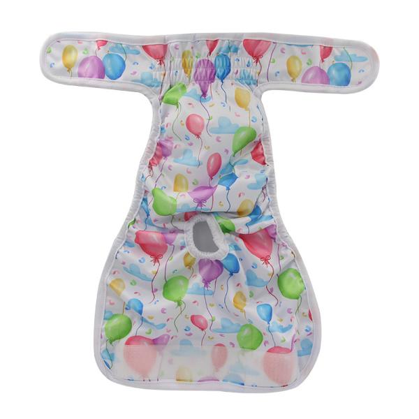 Accesorios reutilizables para mascotas antiacoso pañal para perra lavable personalizado