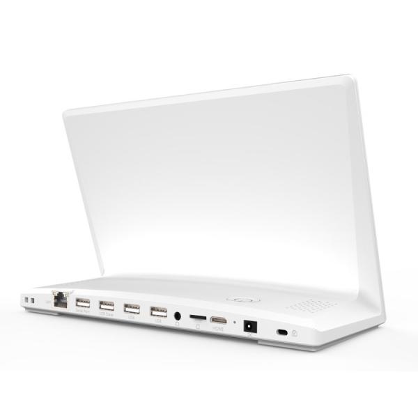 Tablet Android de 8 polegadas em forma de L com tela sensível ao toque IPS para uso comercial montado na parede