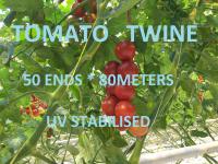 Tomate da estufa que amarra a corda plástica colorida da ráfia da embalagem do jardim da guita
