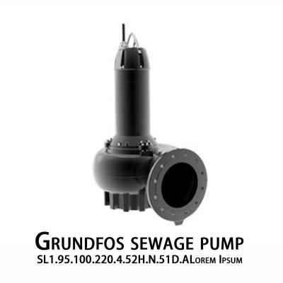 Pompes Grundfos immergées pour le traitement des eaux usées dans le commerce et l'industrie