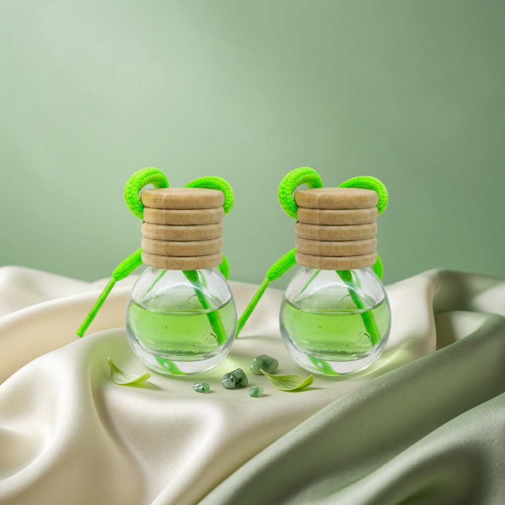 Anding 4ml Hanging Diffuser Bottle Automatic Diffuser Refill Mini Empty Glass Luxury Car Perfume Hanging Diffuser Bottle