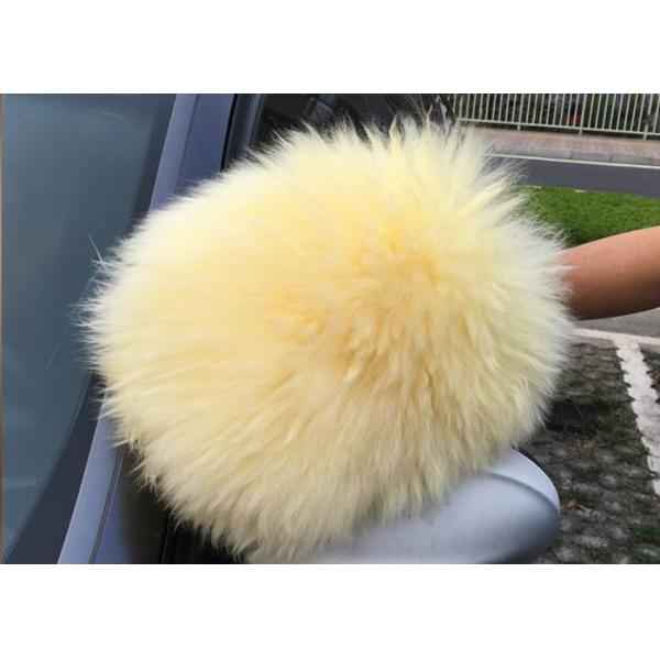 Автомобиля шерстей Мерино перчатки мойки овчины перчатка неподдельного длинного моя