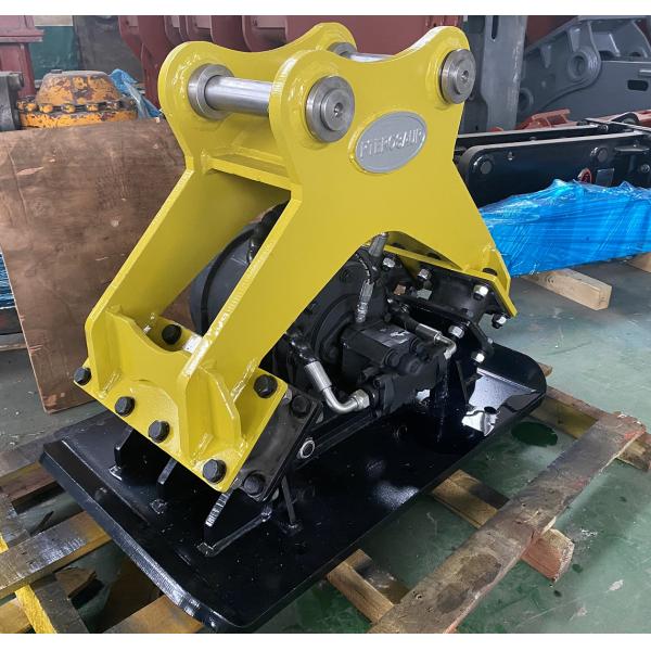 Yantai Baicai excavator vibrating compactor machine earth compactor excavator hydraulic plate compactor