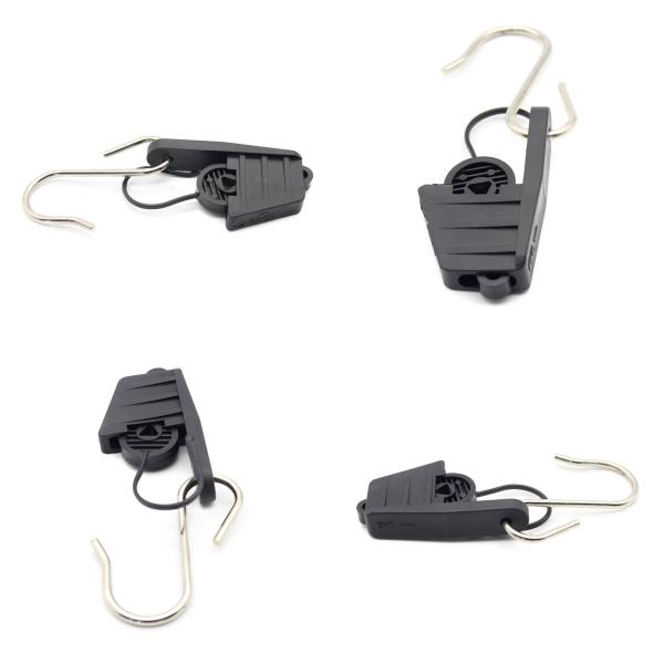 Нилоновый проводочный ящик материала FTTH регулируемый подвесной зажим для оптического кабеля