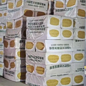 Fire Resistance Class A Rock Wool Board with Density 40-160kg/m³ and Temperature Resistance -268℃ to 650℃ for Energy Construction