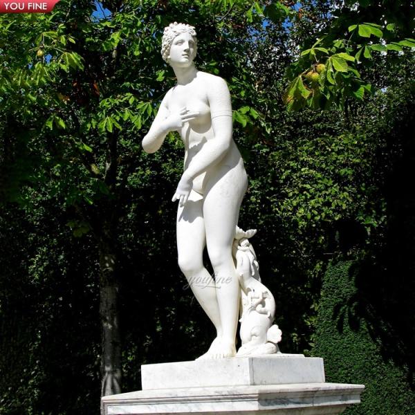 Custom Outdoor Lawn White Marble Statue of Aphrodite