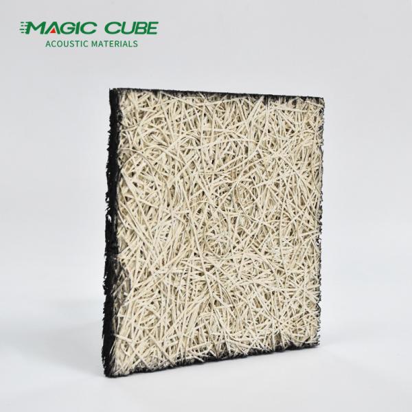Top Selling Noise Cancelling  fireproof wood fiber cement panel hexagon wool wood panel For Ceilings