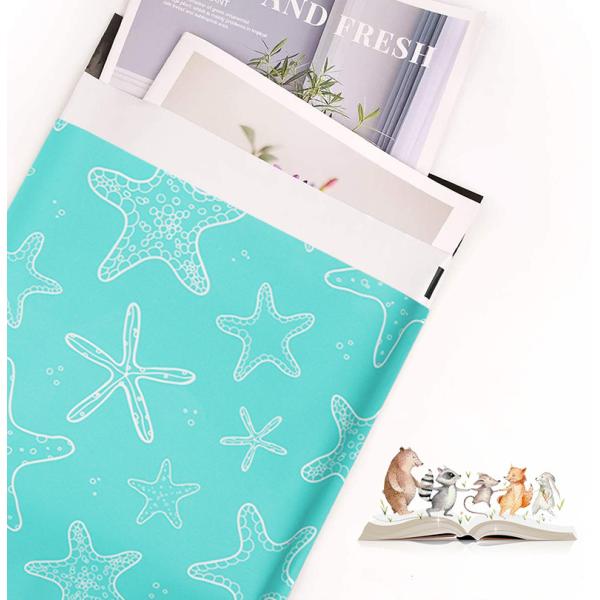 Не токсический 20*35cm поли отправитель кладет 50-100 микронов в мешки напечатанного ODM OEM