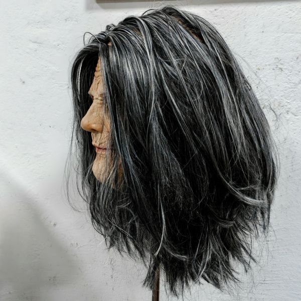 Flexible and Breathable Human Mask - One Size Fit Most Latex Mask for Theatrical Performances