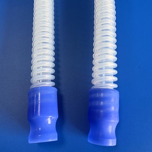 Flexible Ventilator Silicone Tube USP Class VI Level Medical Grade Breathing Reinforced Tubing