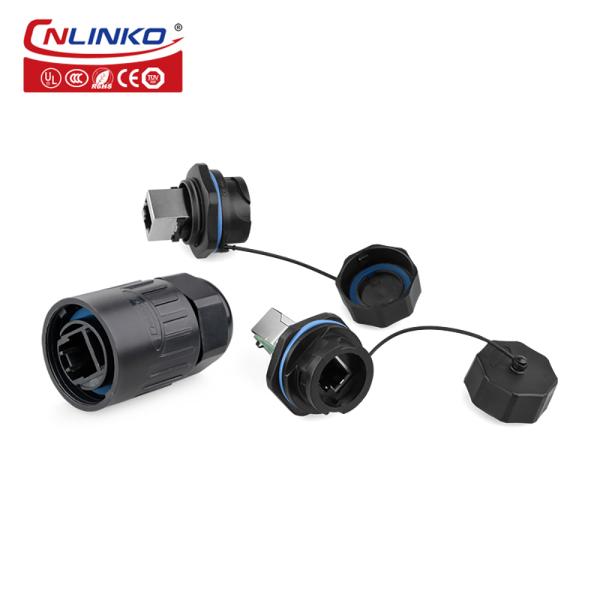 IP68 Waterproof Ethernet Connector RJ45 Female to Male Cat5 Network Cable RJ45 Cable Connector