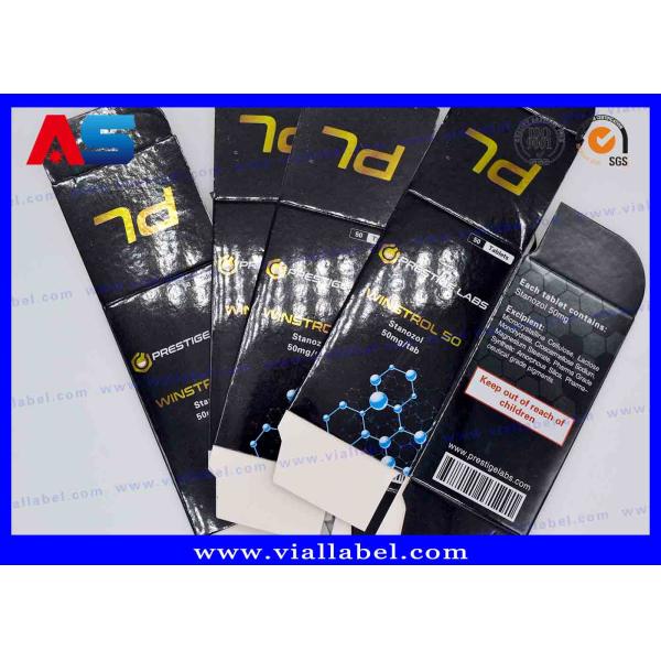 Pharmaceutical Vial Box Packaging For Bodybuilding Peptide tablet bottle labels