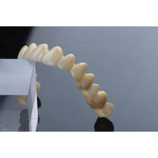 Zirconia HT 98mm открытый 43% просвечивающий CAD CAM преграждает XTCERA