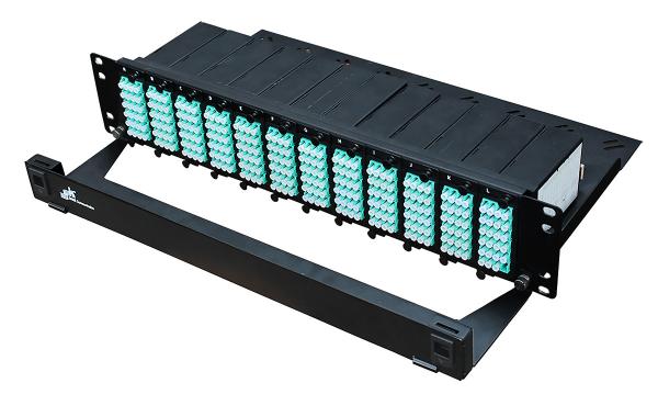 MTP 2U Fiber Patch Panel 288 Fiber Rack Mount Ultra High Density