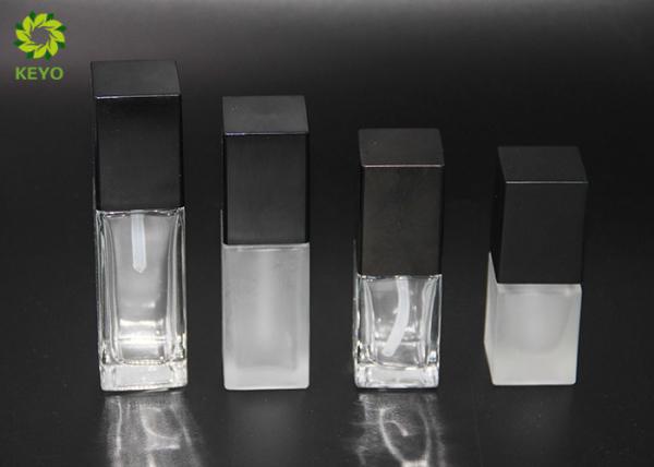 Clear / Frosted Glass Cosmetic Packaging Serum Bottle 15ml 20ml 30ml 40ml Optional