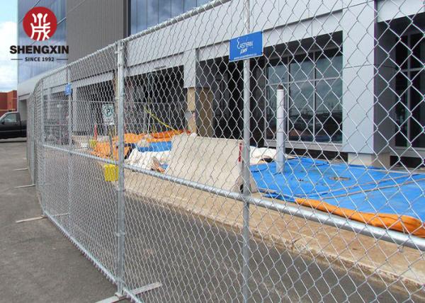 In Stock 1.83*3.65m Chain Link Temporary Fencing Hot Dipped Gi