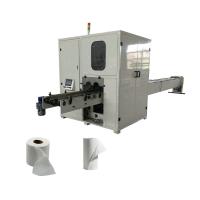 Efficacité deux voies papier toilette cuisine tronc à bois scie machine à couper les serviettes 150cuts/min