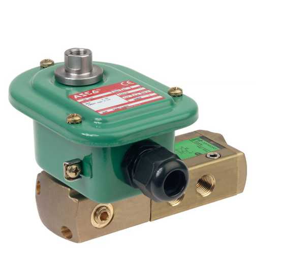ASCO 551 Series 5 2 Way Pneumatic Solenoid Spool Valve Rotary Actuator Control Industrial Automation Systems